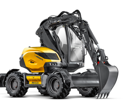 Escavatore gommato serie 9mwr di Mecalac